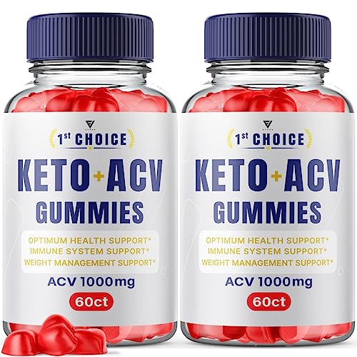 (2 Pack) 1st Choice Keto ACV Gummies, First Choice Gummies Advanced ACV - 1st Choice 