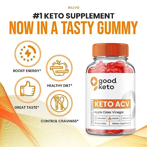 (5 Pack) Good Keto ACV Gummies - Official - Keto Good ACV Advanced Formula Plus Rillvo