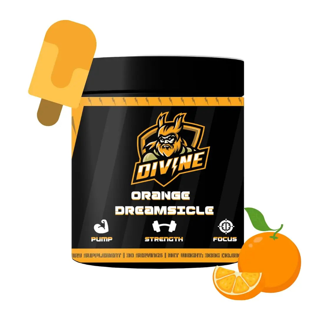 Orange Dreamsicle Pre Workout | The Best Tasting Pre Workout | Intense Increased Endurance Beta Bears