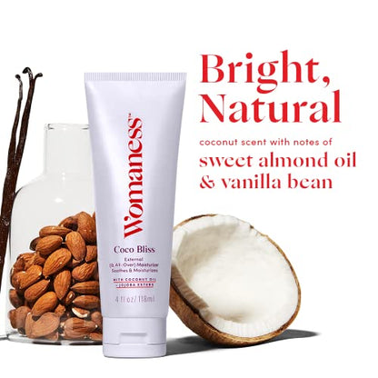 Womaness Menopause Cycle Kit - Coco Bliss - External Body Cream (4oz) + Me.No.Pause Womaness