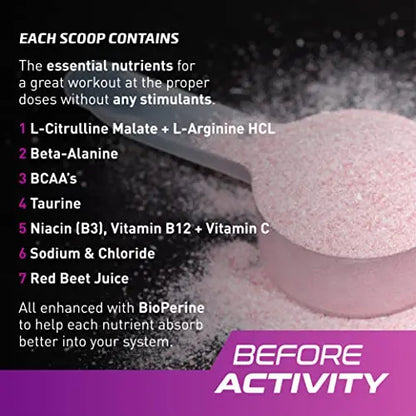 PrimeGENIX Stimulant-Free Pre Workout Powder for Men and Women - Energy Boost Drink PrimeGENIX