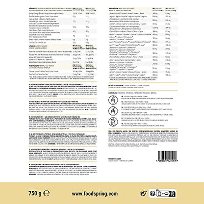 foodspring Vegan Protein Cookie Dough - 21g Protein per Shake to Build Muscle, B12, B6, folic Acid foodspring