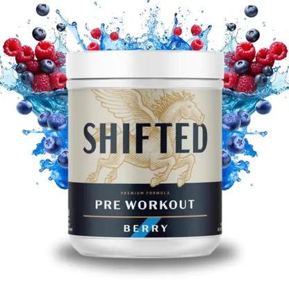 SHIFTED Premium Pre Workout Powder, Energy & Focus Supplement with Creatine Monohydrate SHIFTED