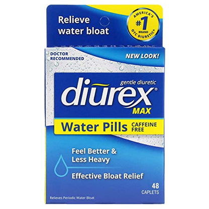 Diurex Max - Maximum Strength Caffeine-Free Diuretic Water Pills - Feel