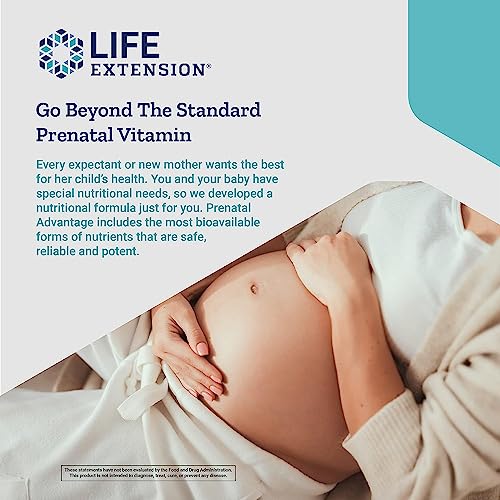 Life Extension Prenatal Advantage Supplement – Comprehensive Prenatal Vitamin for Pregnant Women Life Extension