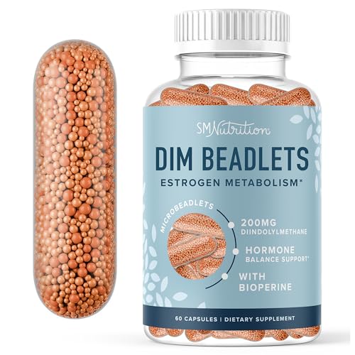 DIM Supplement 200 mg | Delayed-Release Microbeadlets | Hormone Balance for Women & Men SMNutrition