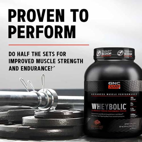 GNC AMP Wheybolic Protein Powder | Targeted Muscle Building and Workout Support GNCBuy Supplements Australia