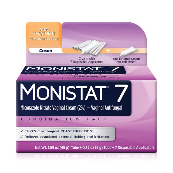 Monistat 7-Day Yeast Infection Treatment | Cream + External Itch Relief Cream | Pack of 2 MonistatBuy Supplements Australia