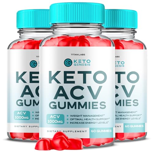 (3 Pack) Keto Genesis Keto ACV Gummies, Keto Genesis ACV Gummies, Keto Genesis Advanced Titan Labs