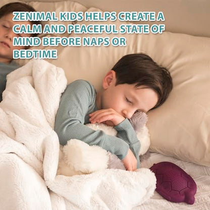 Zenimal Kids Meditation Audio Player - Patented Screen-Free Mindfulness Device with 9 Audio Meditations Zenimal