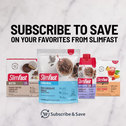 SlimFast Meal Replacement Smoothie Mix, 24 Servings, High Protein, Vanilla Cream, 20g SlimFastBuy Supplements Australia