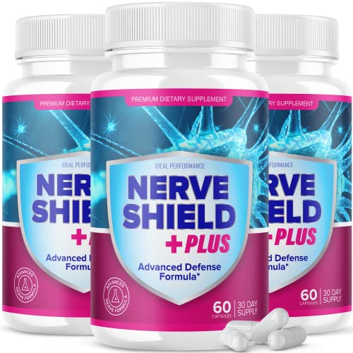 (3 Pack) Nerve Shield Plus Pills Original Supplement Advanced Nerve Formula IDEAL PERFORMANCE