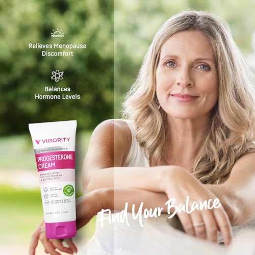 Progesterone Cream for Women Menopause Relief: Natural Bioidentical Progesterone Cream Vigority
