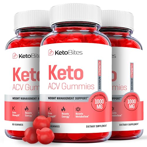 (3 Pack) Keto Bites, Keto Bites ACV Gummies, Keto Bites Gummies Keto ACV, Keto Gummy Ark Labs