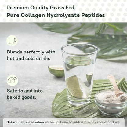 100% Pure Collagen Powder Protein Peptides - General Healthcare 300g Supplement General Healthcare