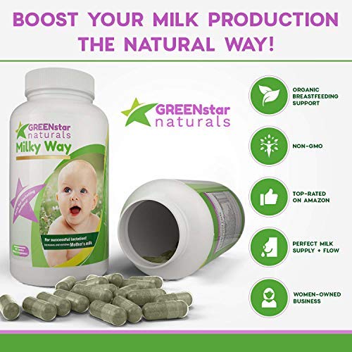 Breastfeeding Supplement Lactation Support for Increased Breast Milk, Lactation Supplement Capsules GREENSTAR NATURALS