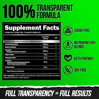 ALPHA LION Superhuman Pre Workout Powder & Post Workout Recovery Bundle, Sustained ALPHA LION