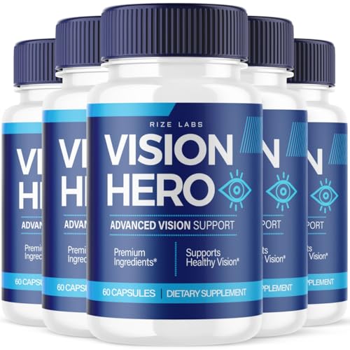 (5 Pack) Vision Hero Capsules - Vision Hero Eye Health Supplement for Healthy rize labs