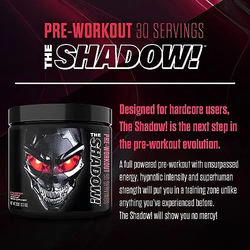 JNX SPORTS The Shadow! 350mg of Caffeine Hard Core Preworkout -Electric Energy JNX SPORTS