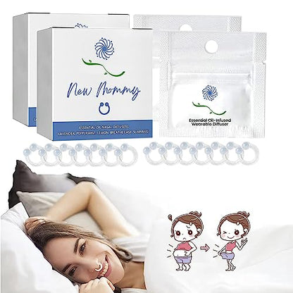 14Pcs Superslim S_limming & Detoxifying Essential Oil Ring, Firming Essential Oil Ring Heath Secret