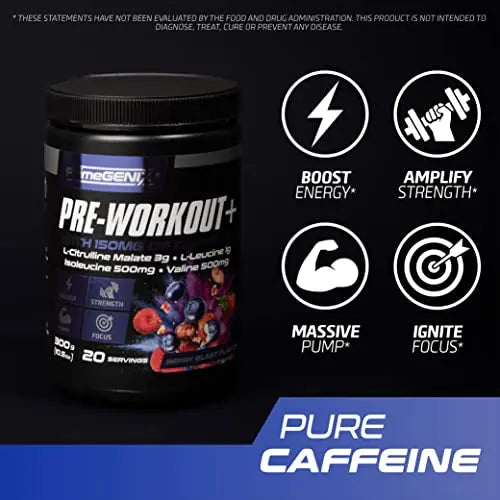 PrimeGENIX Pre-Workout+ Berry Blast Flavor | Max Performance | Boost Energy PrimeGENIX