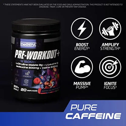 PrimeGENIX Pre-Workout+ Berry Blast Flavor | Max Performance | Boost Energy PrimeGENIX
