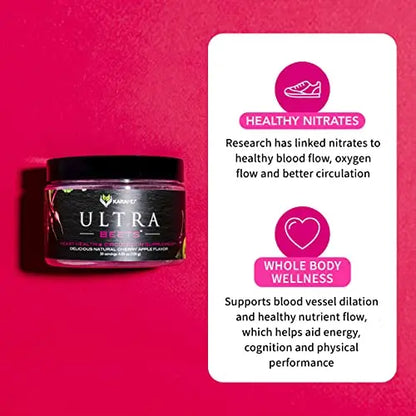 KaraMD UltraBeets - Beetroot Superfood Powder - Heart Health, Circulation & Energy KaraMD