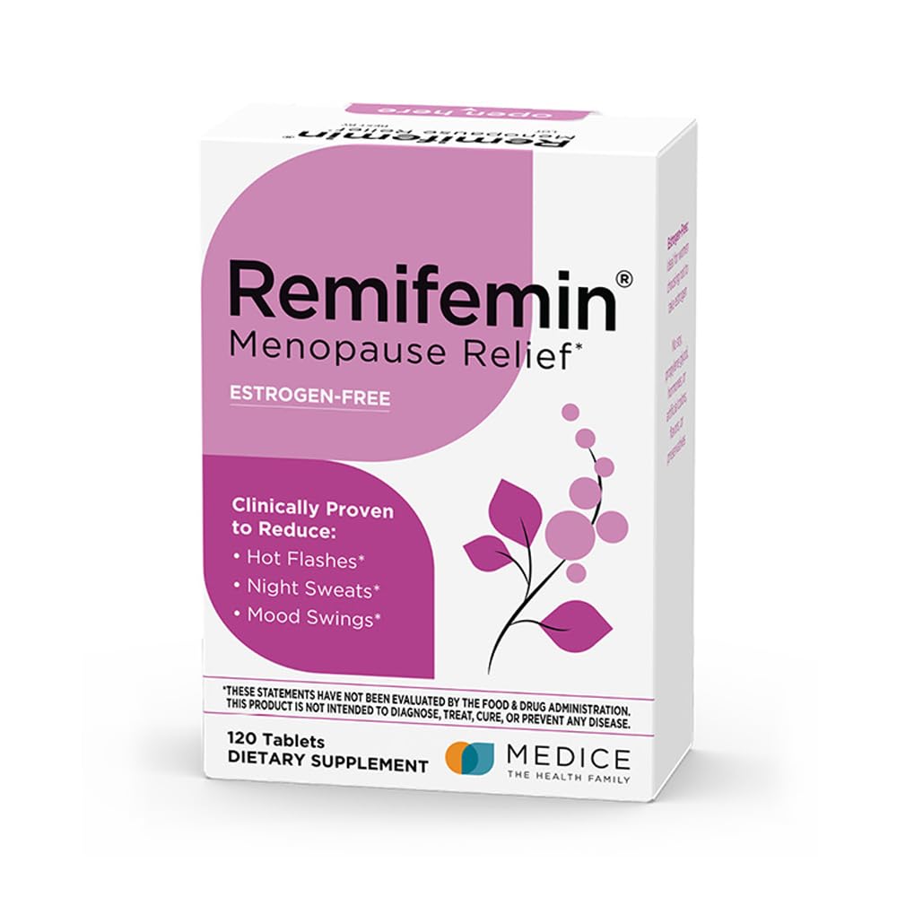 Remifemin - Menopause Symptoms Relief - Clinically Proven Ingredients - Menopause Supplements Remifemin