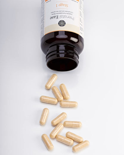 Prenatal Ease Stage 1, First Trimester Multivitamin, Contains Methylfolate, Premium Grade Ginger Prenatal Ease