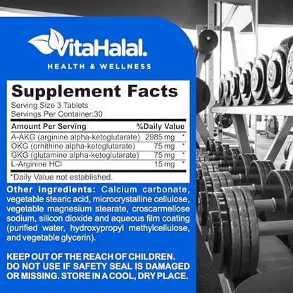 VitaHalal Nitric Oxide Supplement - Powerful Nitric Oxide Booster for Men to Support Blood VitaHalal
