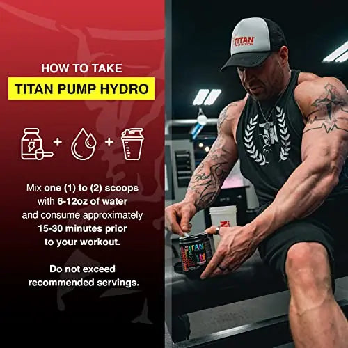 Pump- Nitric Oxide Boosting Stack Stim Free: Loaded with Citruline Malate for Maximum Titan Nutrition