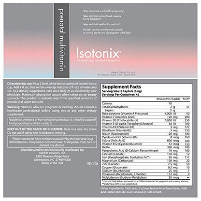 Isotonix Prenatal Activated Multivitamin, Vitamins, Helps Contribute to Healthy Pregnancy OPC-3 Isotonix