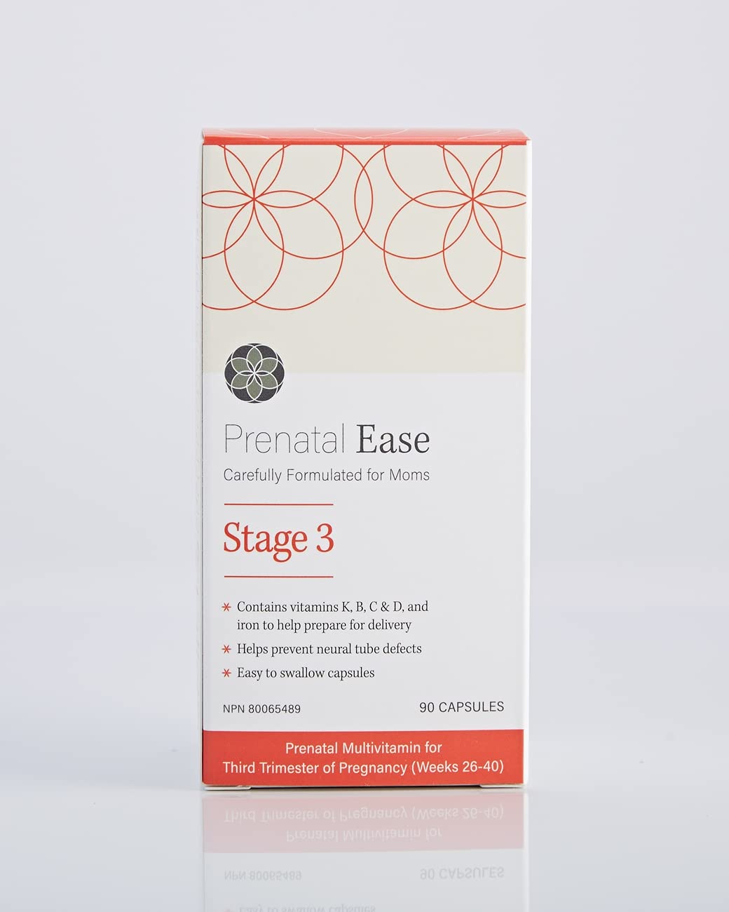 Prenatal Ease Stage 3, Third Trimester Multivitamin, Contains Methylfolate and Chromium, 45-Day Supply Prenatal Ease