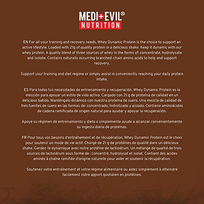 Medi-Evil Nutrition Whey Dynamic Protein, Cookies and Cream Flavour, 2kg, 66 Servings Medi-Evil Nutrition