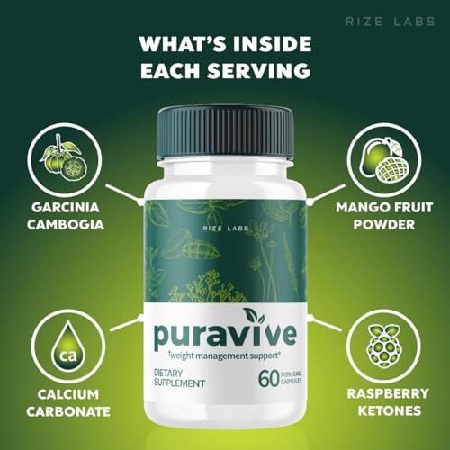 (3 Pack) Puravive Weight Health Pills, Puravive Capsules Reviews Supplement rize labs