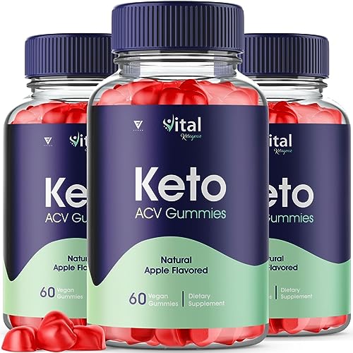 (3 Pack) Vital Ketogenic Keto ACV Gummies for Weight Loss, Vital Private Keto ACV Gummies Fyvus