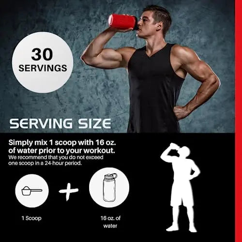 BLACKLABEL Supplements - PRE Hustle - Pre-Workout Dietary Supplement - Supports Energy BLACKLABEL Supplements