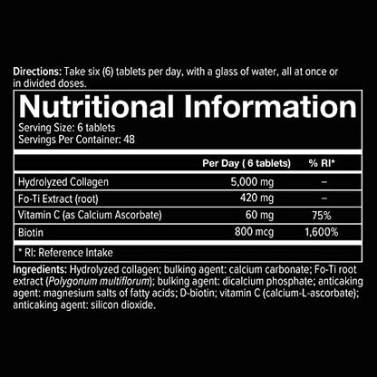 Youtheory Collagen Advanced 1, 2 and 3 Mineral Supplements for Men-290 Tablets YouTheory