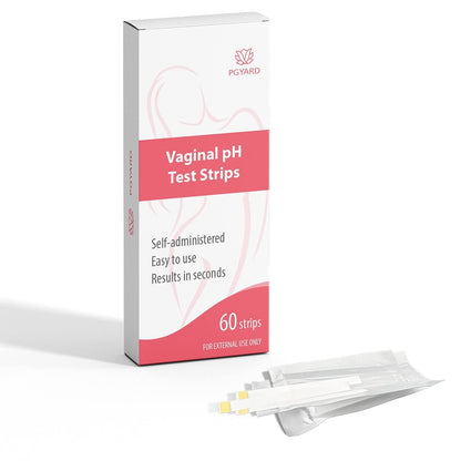 [60 Pack] PGYARD Vaginal Health pH Test Strips, Feminine pH Test, Value Pack PGYARD