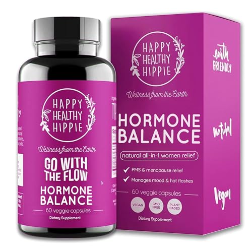 Happy Healthy Hippie Hormone Balance for Women - PMS Support Supplement & Menopause Happy Healthy Hippie