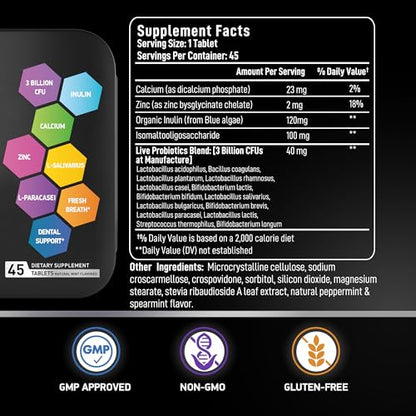 BIOACTIVE LABS Fertility Supplements for Men and Dental Probiotics in Tins Male Bundle BIOACTIVE LABS