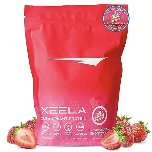 XEELA Plant Based Vegan Protein Powder - Independently Tested - 25g High Protein XEELA