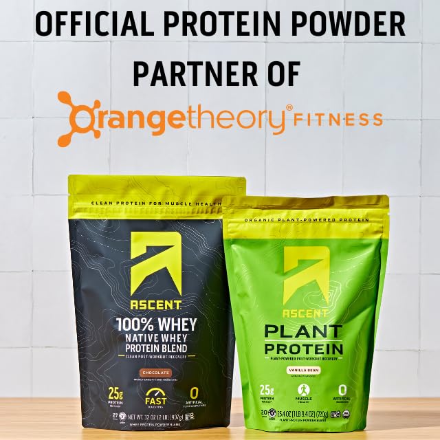 Ascent 100% Whey Protein Powder - Post Workout Whey Protein Isolate, Zero Artificial AscentBuy Supplements Australia