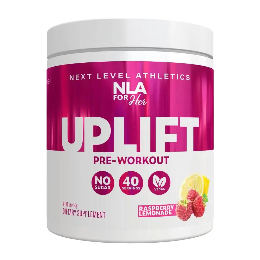Uplift Pre-Workout for Women (30 Servings) -Raspberry Lemonade-Provides Clean NLA for Her