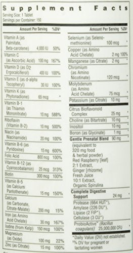 Rainbow Light Prenatal One Multi-Vitamin Tablets, 150 Count Rainbow Light