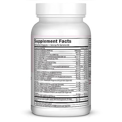 Maxi Small Prenatal Capsules with Methyl Folate 120 ct Maxi Health