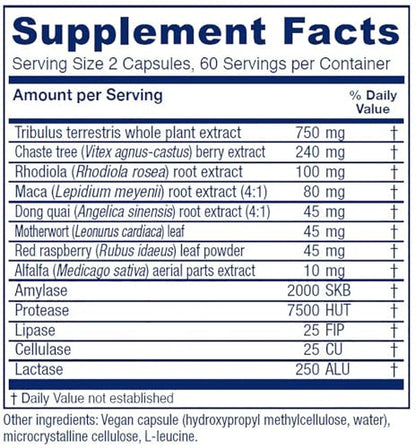 Vitanica Pregnancy Prep, Reproductive System Support, Vegan, 120 Capsules Vitanica