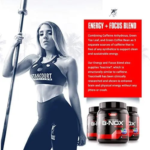 Betancourt Nutrition B-Nox Reloaded Pre Workout | Energy + Focus | Beta Alanine Betancourt Nutrition