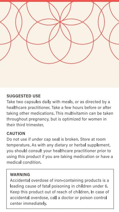 Prenatal Ease Stage 3, Third Trimester Multivitamin, Contains Methylfolate and Chromium, 45-Day Supply Prenatal Ease