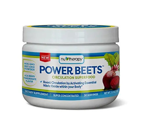 Nu-Therapy Power Beets - Super Concentrated Circulation Superfood - Dietary Supplement SlimFast